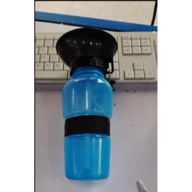 Pet Dog Drinking Water Bottle Sports Squeeze Type Puppy Cat Portable Travel Outdoor Feed Bowl Drinking Water Jug Cup Dispenser (Option: Blue-21.5x10.5x10.5CM)