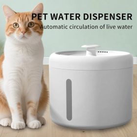 006 Circular Pet Water Dispenser, Silent Circulating Water, Filtered Clean, Large Capacity, No Leakage, Allowing Cats And Dogs To Drink With Peac (Option: Defaulttitle)